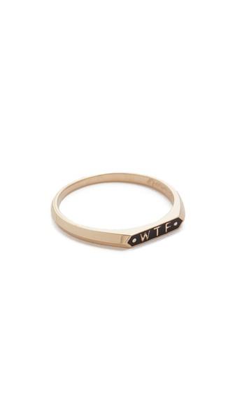 Nora Kogan Wtf Signet Ring