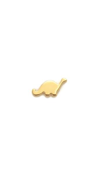 Ariel Gordon Jewelry The Menagerie Brachiosaurus Stud Earring