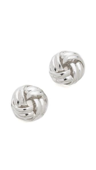 Juliet & Company Forget Me Knot Earrings - Antique Silver
