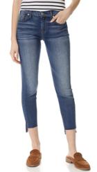 7 For All Mankind Ankle Skinny Jeans With Step Hem