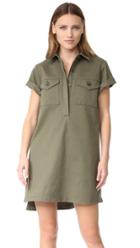 T By Alexander Wang Short Sleeve Collared Dress
