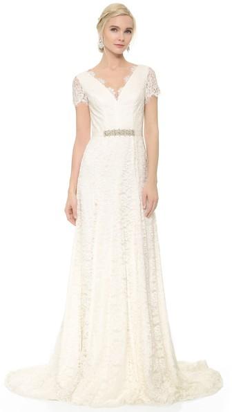 Theia Louise Gown With Belt