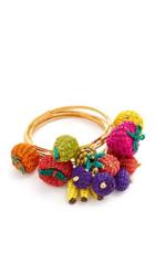 Mercedes Salazar Tuti Fruti Bangle Bracelet Set