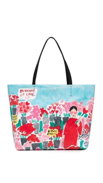 Kate Spade New York Rose Scene Hallie Tote