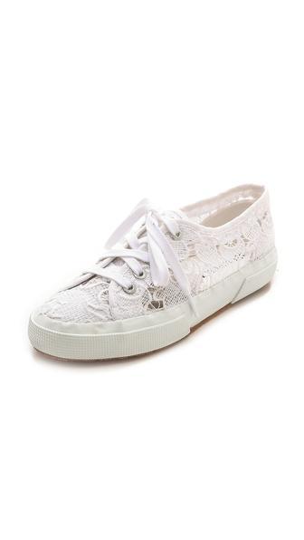 Superga Lace Sneakers - White