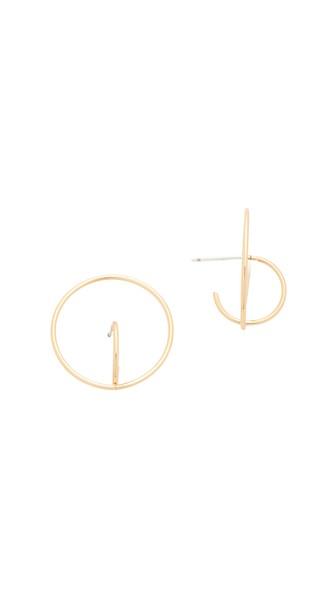 Rebecca Minkoff Encircled Baby Hoop Earrings