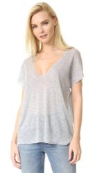 T By Alexander Wang V Neck Muscle Pullover