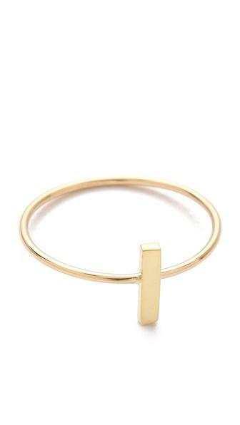 Jennifer Meyer Jewelry Bar Ring - Gold