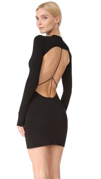 Esteban Cortazar Open Back Dress