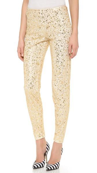 Moschino Sequin Pants - Gold