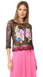 Loyd Ford Long Sleeve Lace Top