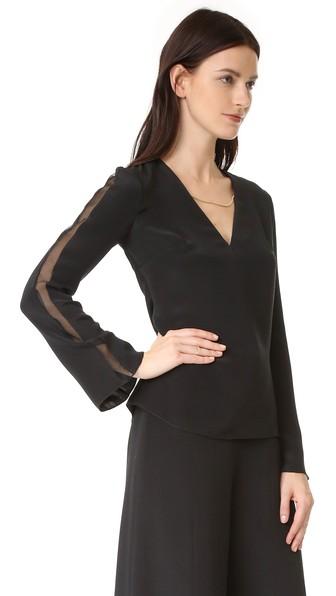 Cushnie Et Ochs V Neck Blouse