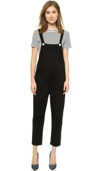 La't By L'agence Relaxed Overalls - Black