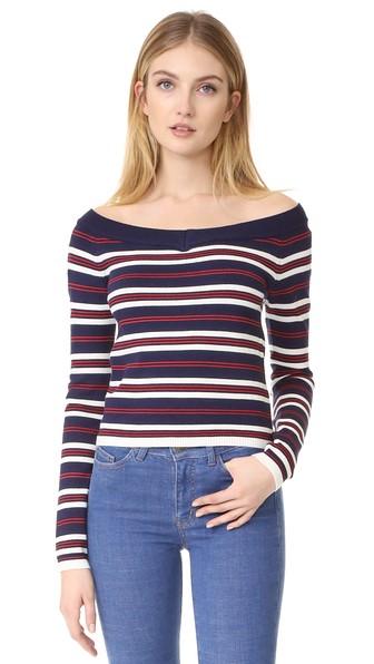 J O A Stripe Sweater