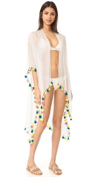 Bindya Neon Tassel Kimono