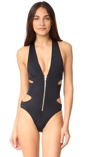 Oye Swimwear Lilly Zip Front One Piece