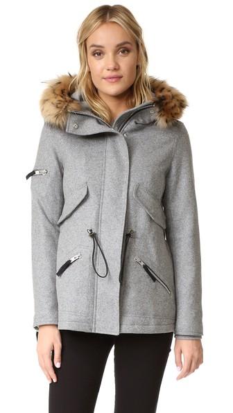 Sam Mini Delancey Wool Coat