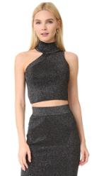 Cushnie Et Ochs One Shoulder Mock Neck Top