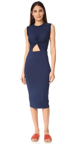 Enza Costa Twist Front Dress