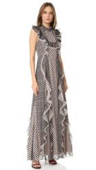 Bcbgmaxazria Ruffle Gown
