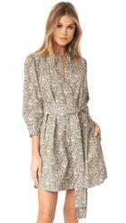 La Vie Rebecca Taylor Long Sleeve Marigold Pop Dress