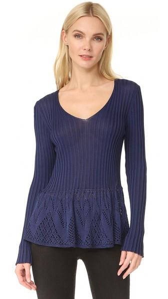 Fuzzi V Neck Sweater
