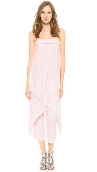 Dion Lee Broken Pleat Elongated Top - Ghost Pink