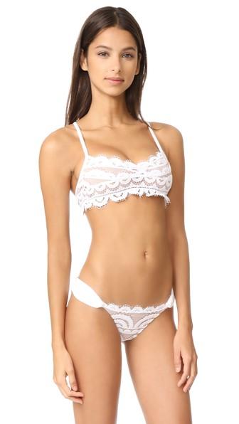 Pilyq Lace Bralette Bikini Top