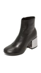 Mm6 Metallic Heel Booties