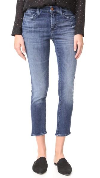 J Brand Sadey Slim Straight Jeans With Shadow Pocket
