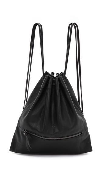 Marie Turnor Accessories Leather Bak-pak - Black
