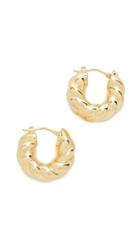 Soave Oro Graduated Bold Twist Earrings