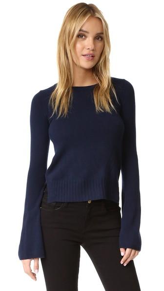 Autumn Cashmere Cashmere Bell Sleeve Sweater
