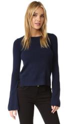 Autumn Cashmere Cashmere Bell Sleeve Sweater