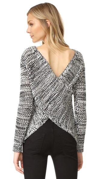 Derek Lam 10 Crosby Cross Back Sweater