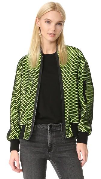 Alexander Wang Net Overlay Bomber Jacket