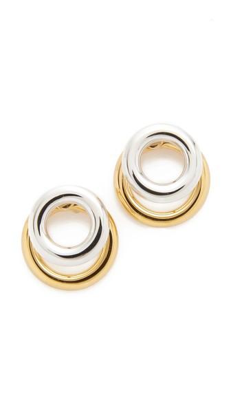 Alexander Wang Double Ring Earrings