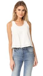 T By Alexander Wang Cropped Woven Tank