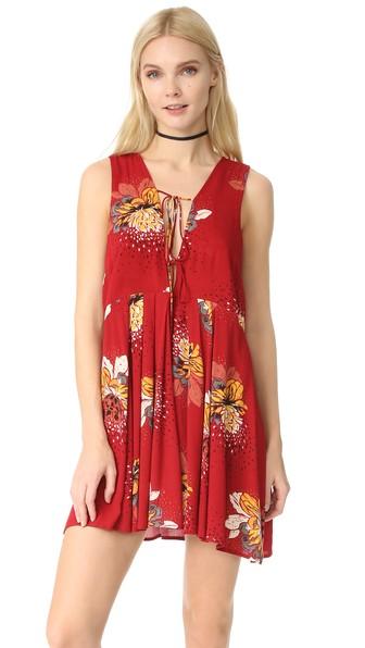Free People Lovely Day Printed Tunic Dress