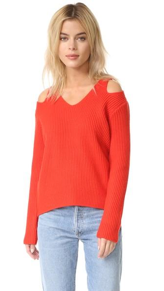 Milly Split Shoulder Sweater