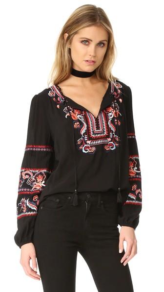 Parker Persimmon Blouse