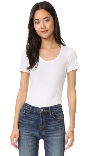 Splendid 1x1 Scoop Tee