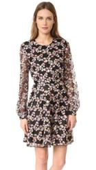Just Cavalli Long Sleeve Lace Dress