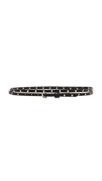 Club Monaco Cheryl Double Wrap Belt - Black