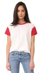 Rag Bone Jean Colorblocked Crew Tee