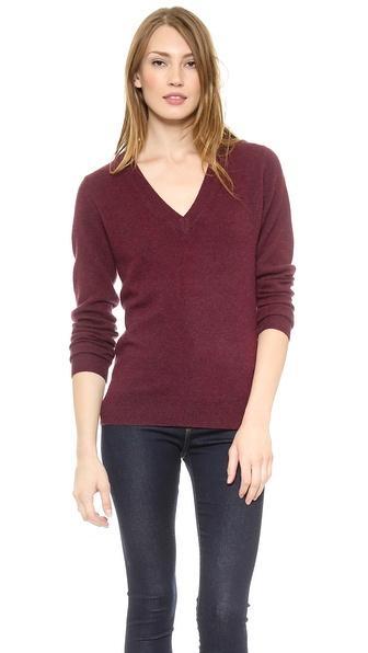 Feel The Piece Cleo Cashmere Sweater - Burgundy