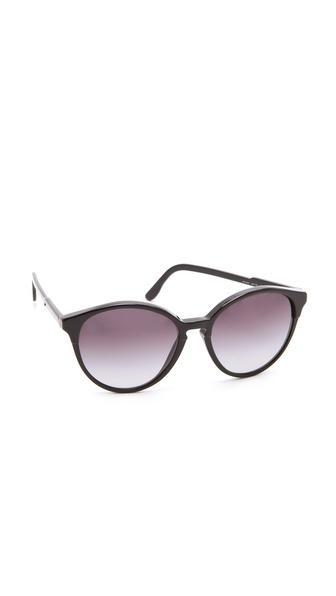 Stella Mccartney Oversized Round Sunglasses - Black