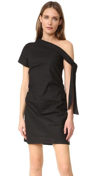 Mlm Label Asymmetrical Tie Dress