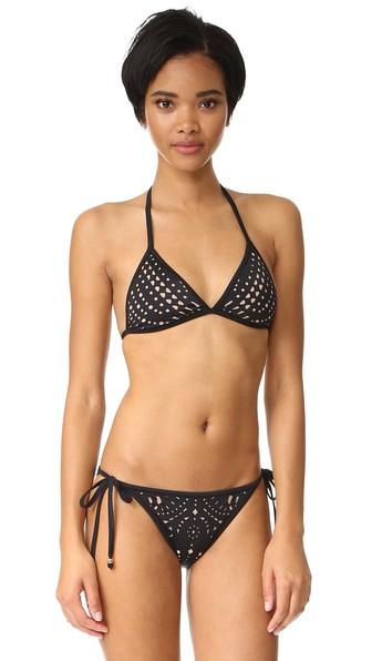 Pilyq Laser Triangle Bikini Top