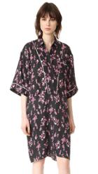Sonia By Sonia Rykiel 3 4 Sleeve Floral Silk Dress